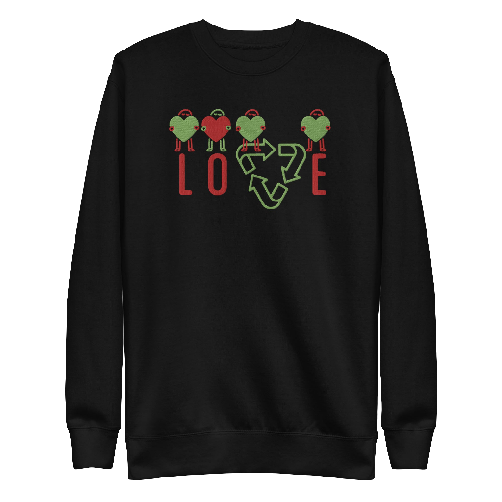 'Connected Love' Embroidered Sweatshirt