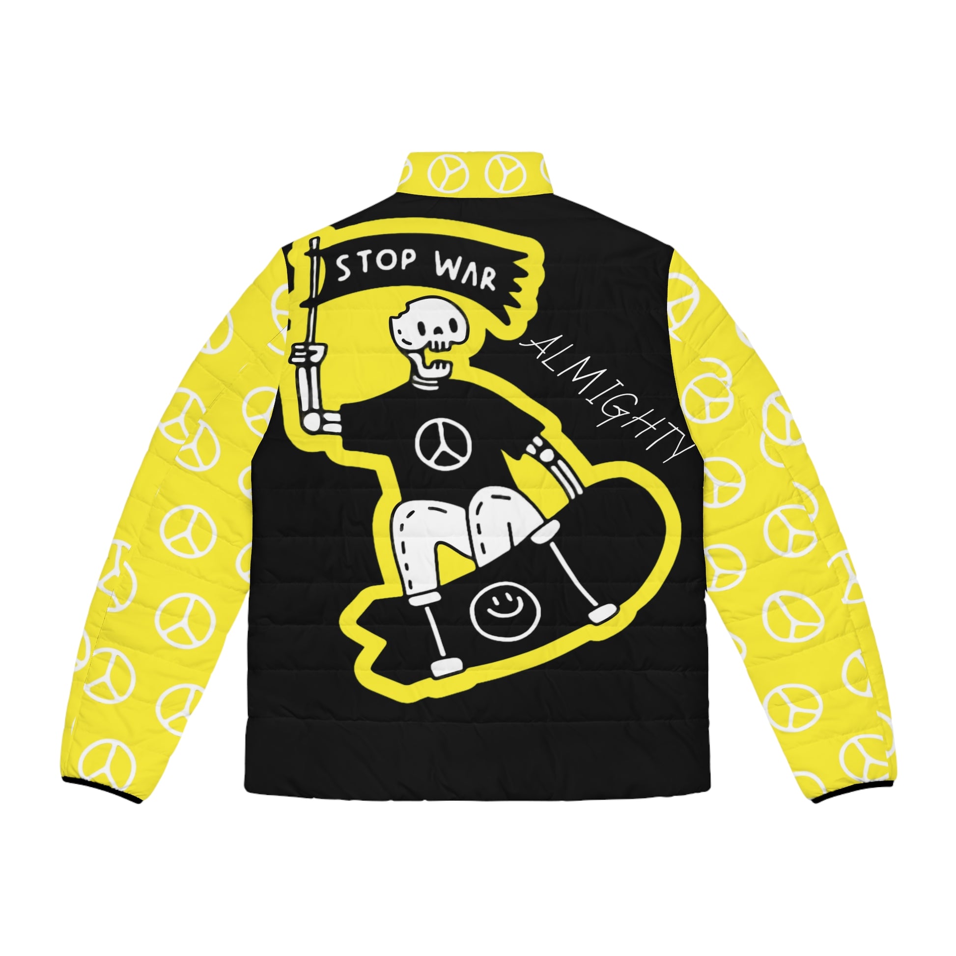 'Stop War' Puffer Jacket