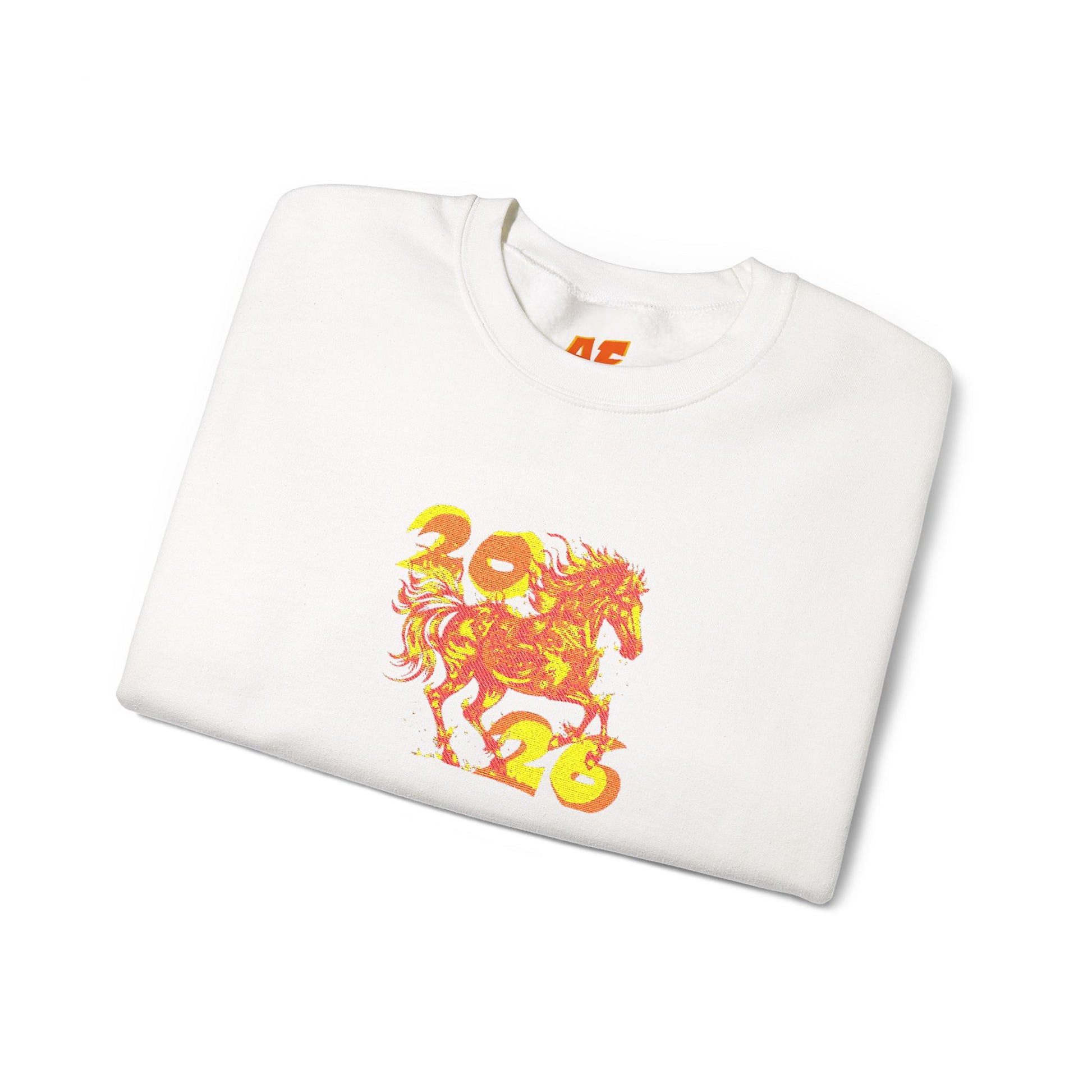 YEAR OF THE FIRE HORSE Embroidered Sweatshirt