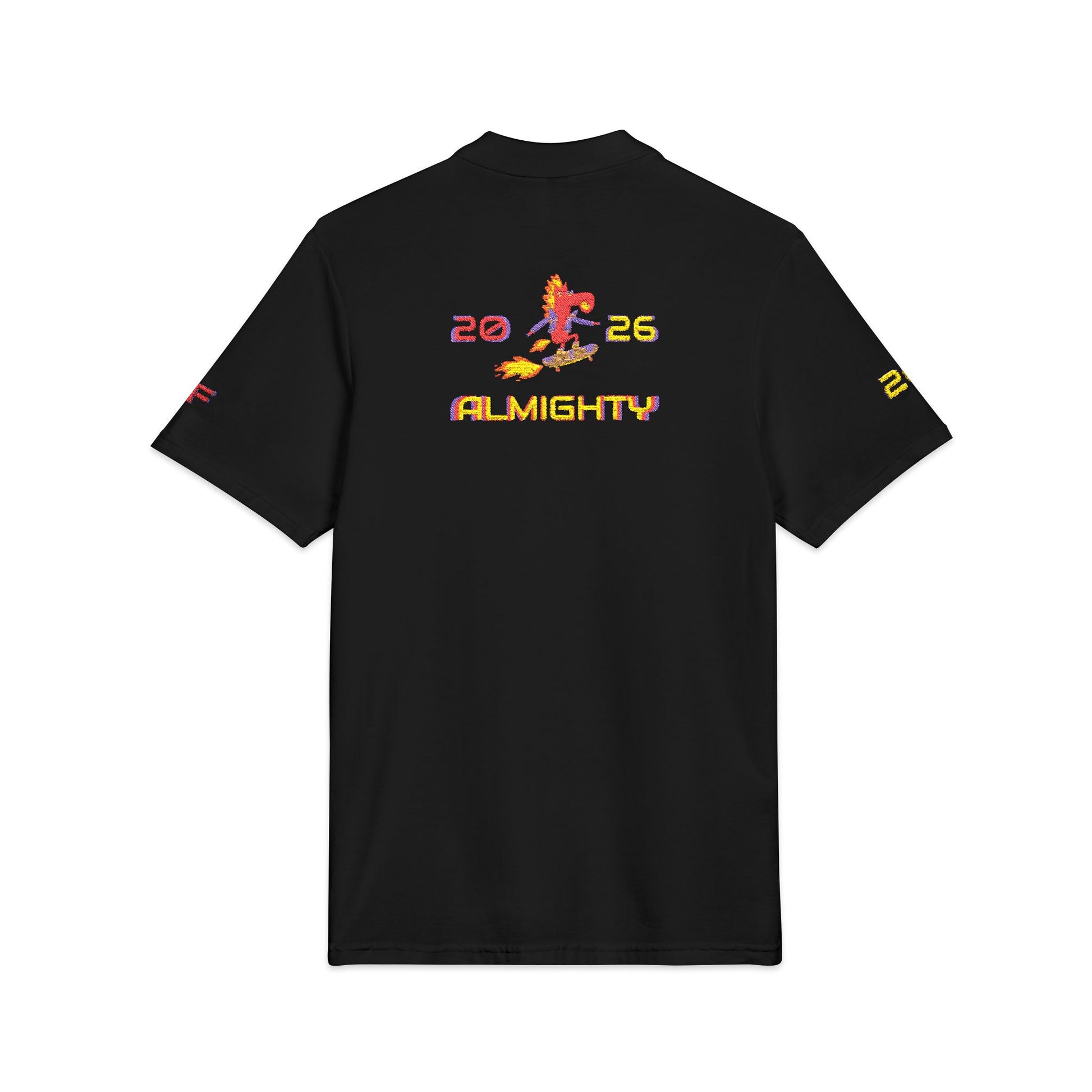 ROCKIN' HORSE Polo Shirt (Black, Embroidery)
