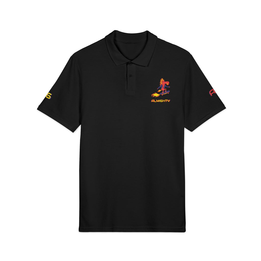 ROCKIN' HORSE Polo Shirt (Black, Embroidery)