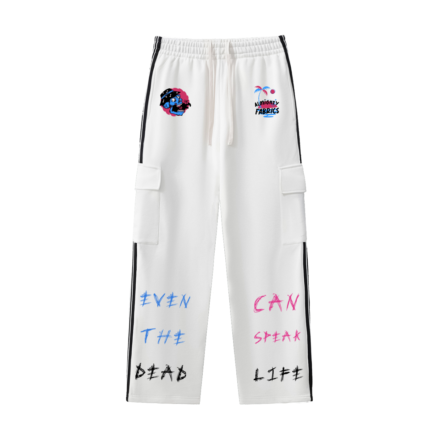 SPEAK LIFE Straight-Leg Sweatpants