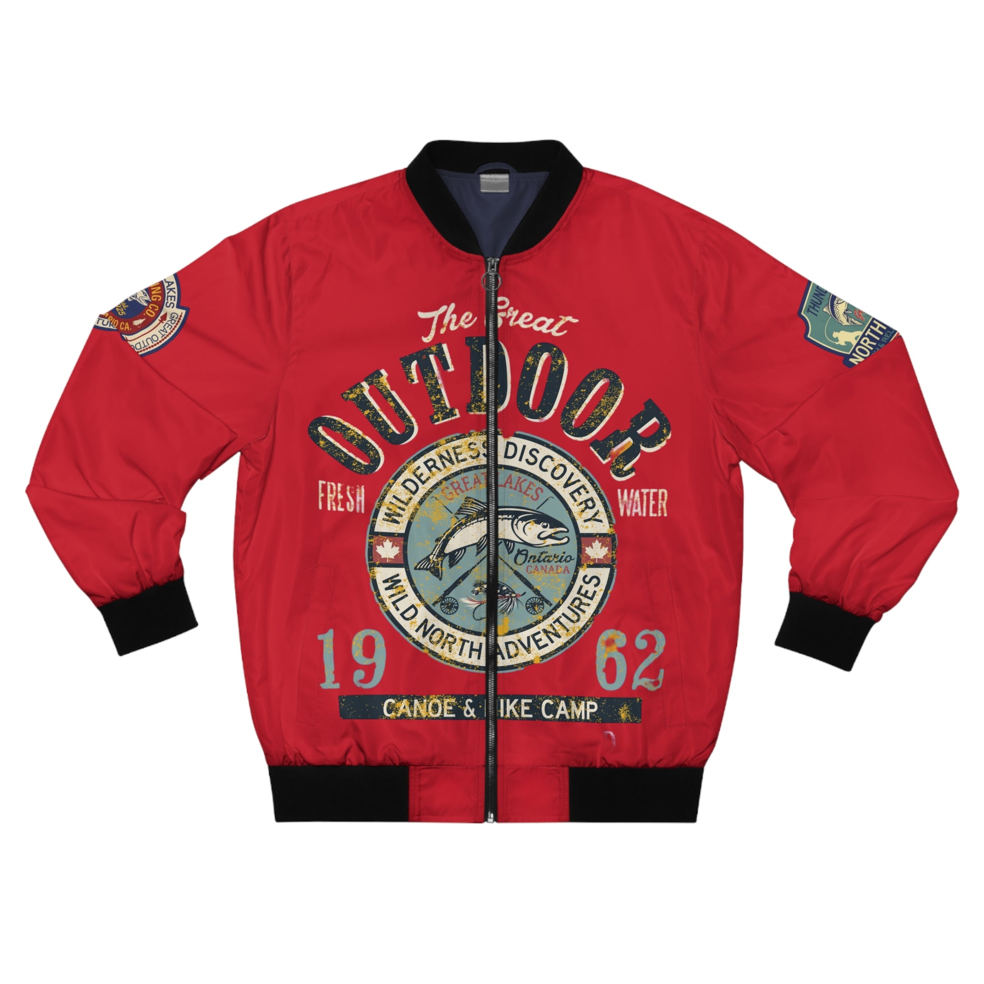 Men's Bomber Jacket - 'The Great Outdoors'