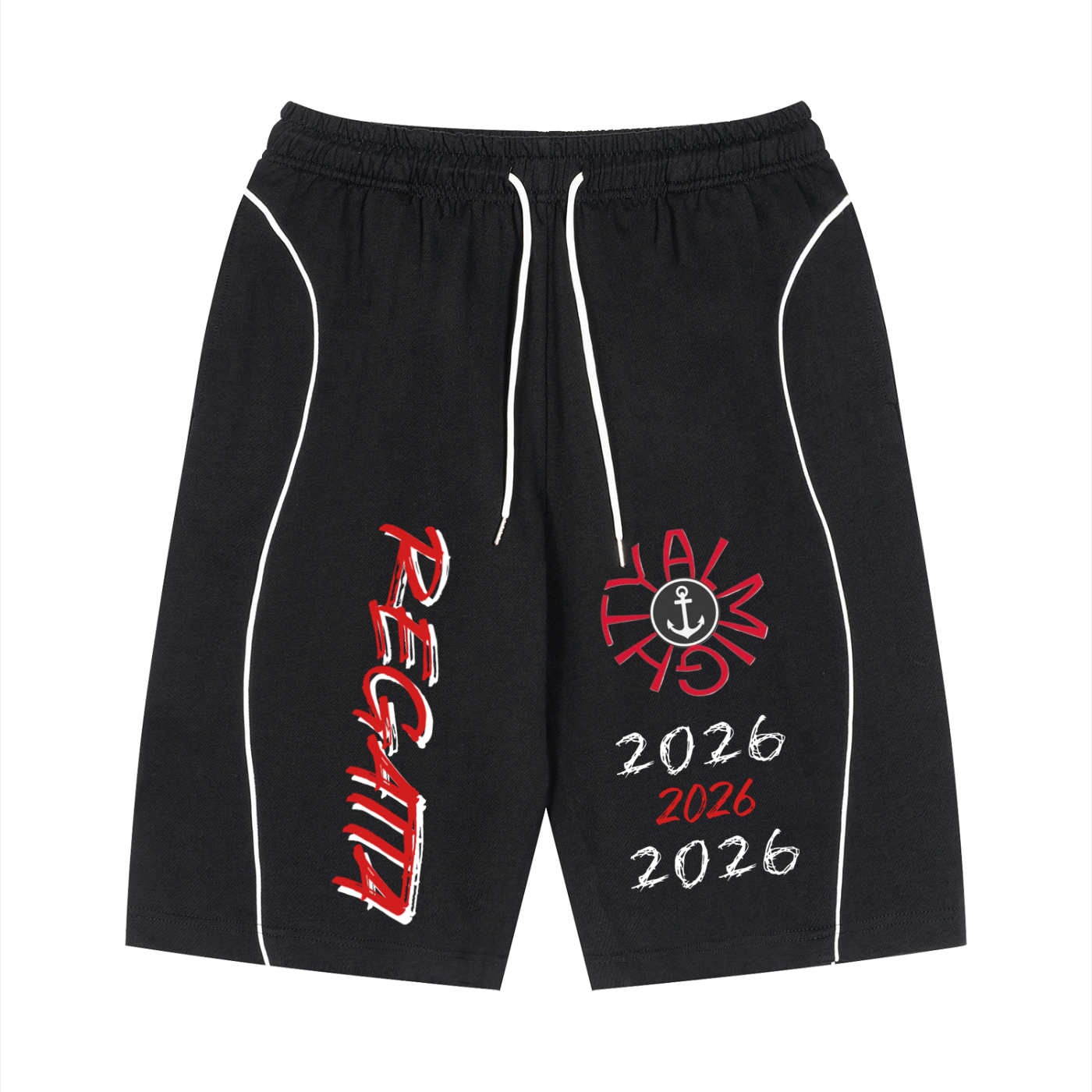 ALMIGHTY YACHTING Piping Drawstring Shorts 'Regatta 2026'
