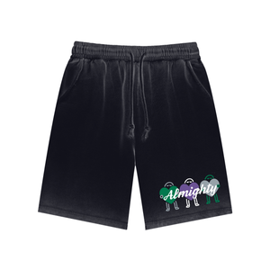 ALMIGHTY LOVE Reverse Dyed Sweatshorts