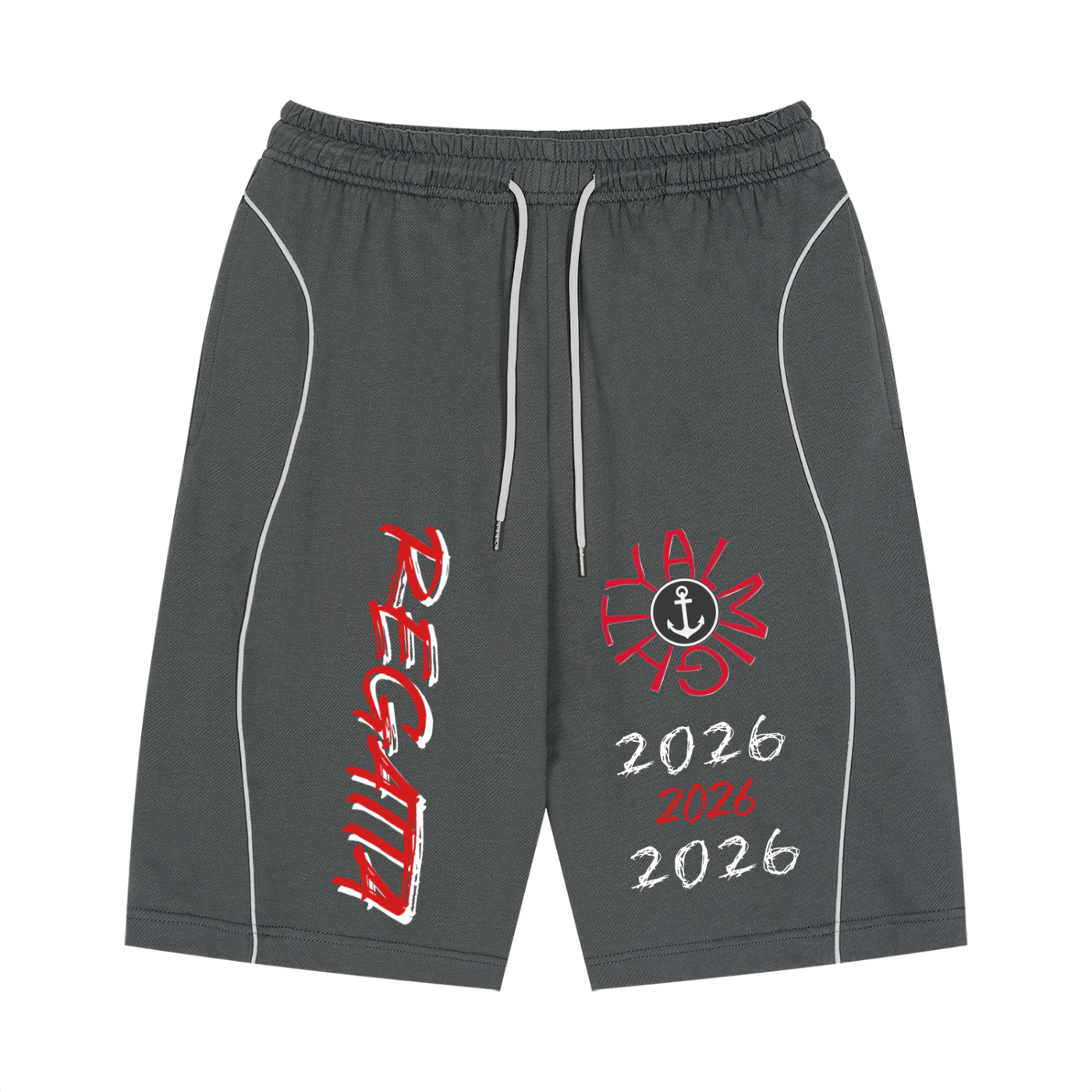 ALMIGHTY YACHTING Piping Drawstring Shorts 'Regatta 2026'
