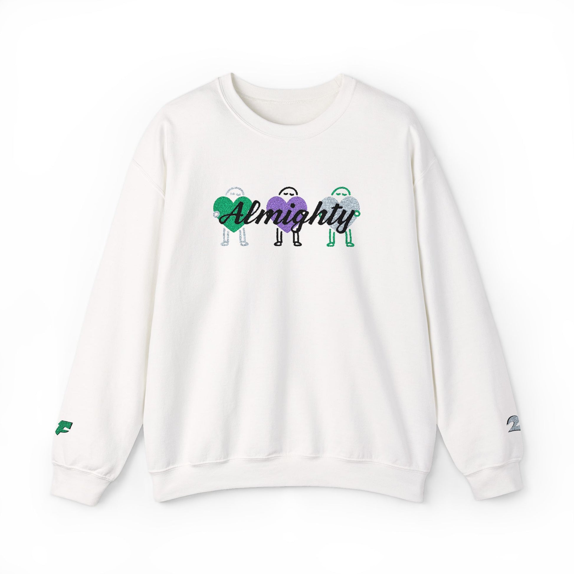 MIGHTY TRIO Sweatshirt (Embroidery)