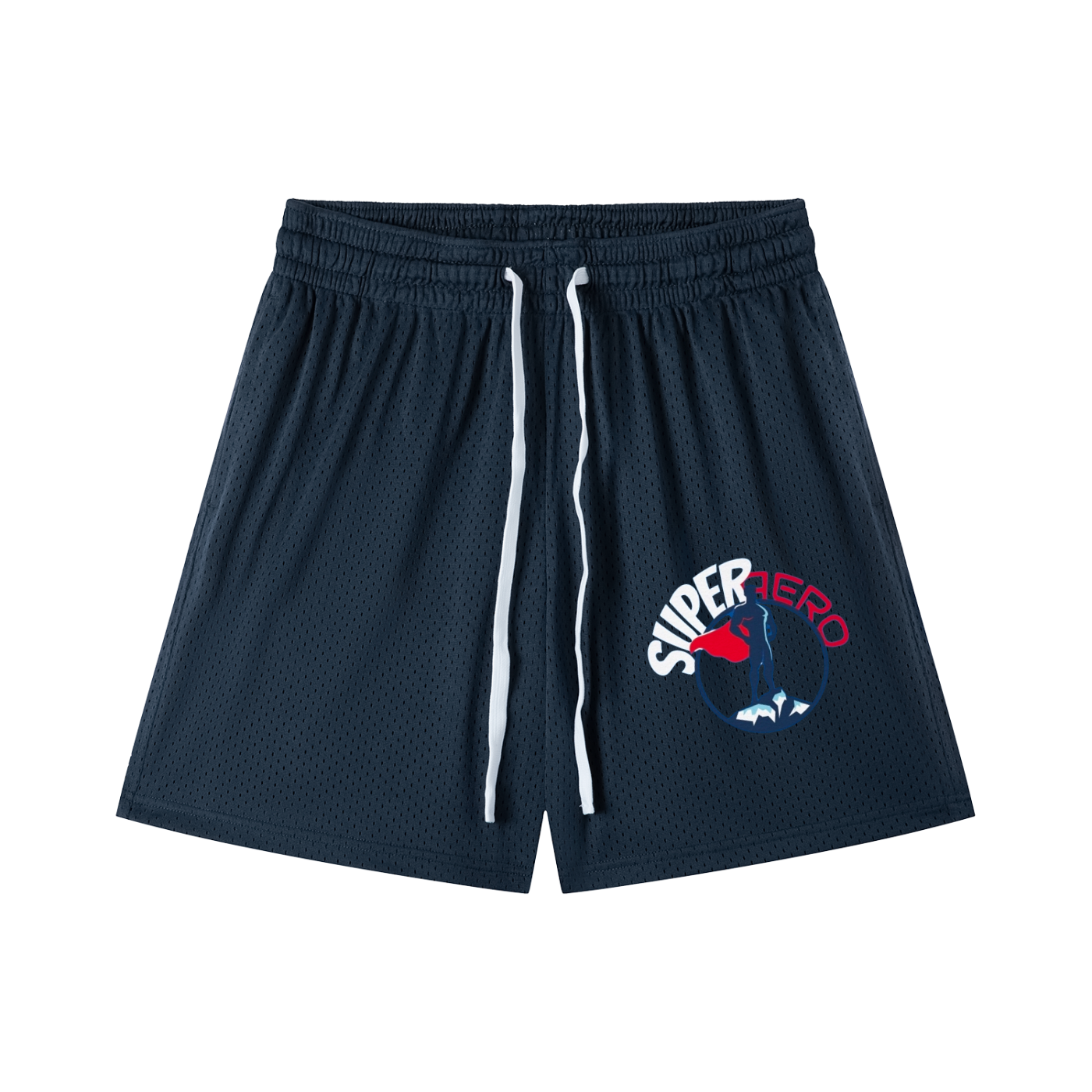 SUPER AERO Mesh Drawstring Shorts