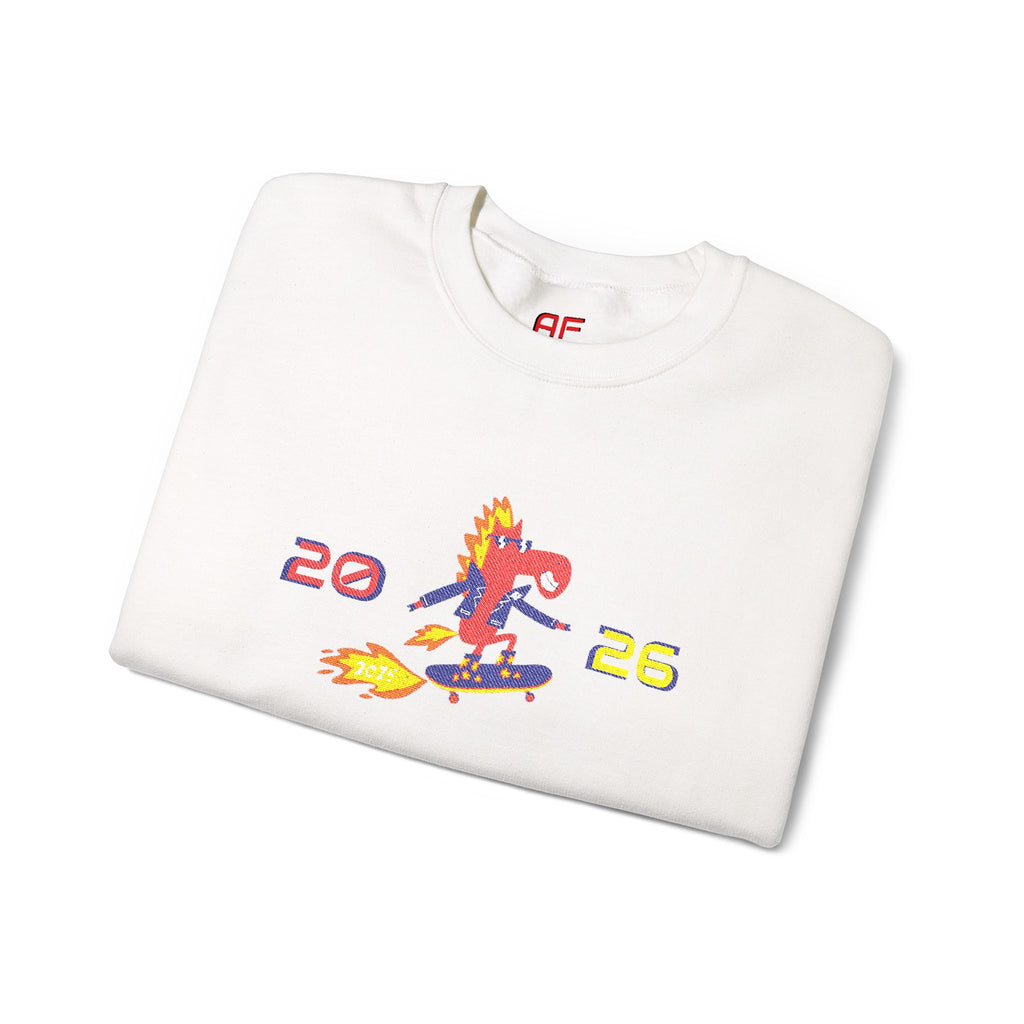 ROCKIN' HORSE Embroidered Sweatshirt
