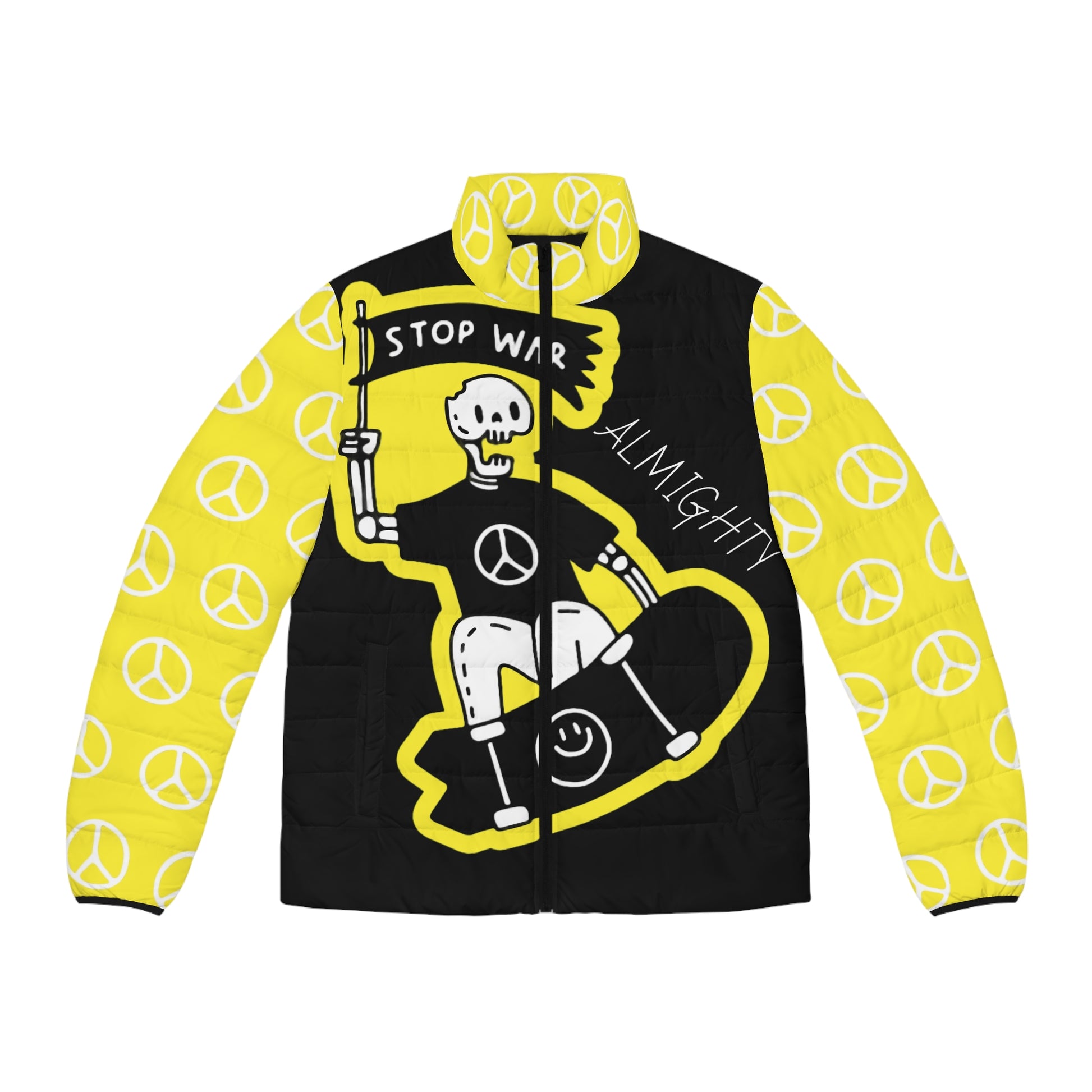 'Stop War' Puffer Jacket