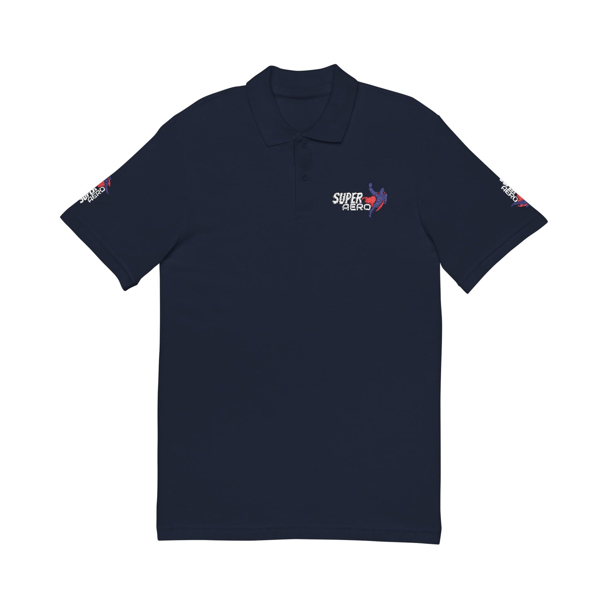 SUPER AERO Pique Polo Shirt (Embroidery)