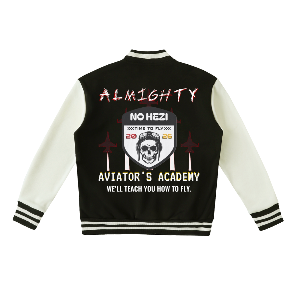HOW TO FLY Varsity Jacket 'NO HEZI'