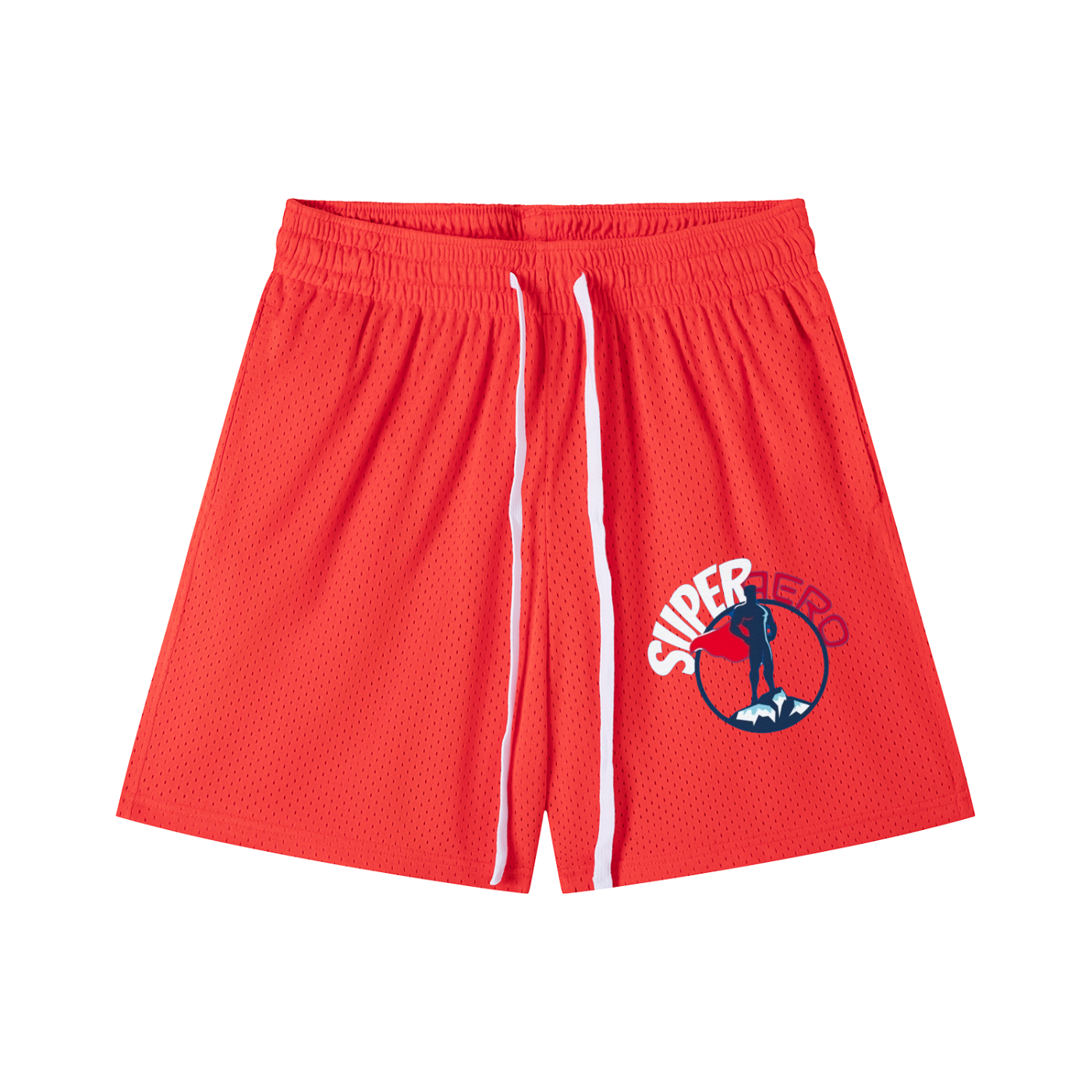 SUPER AERO Mesh Drawstring Shorts