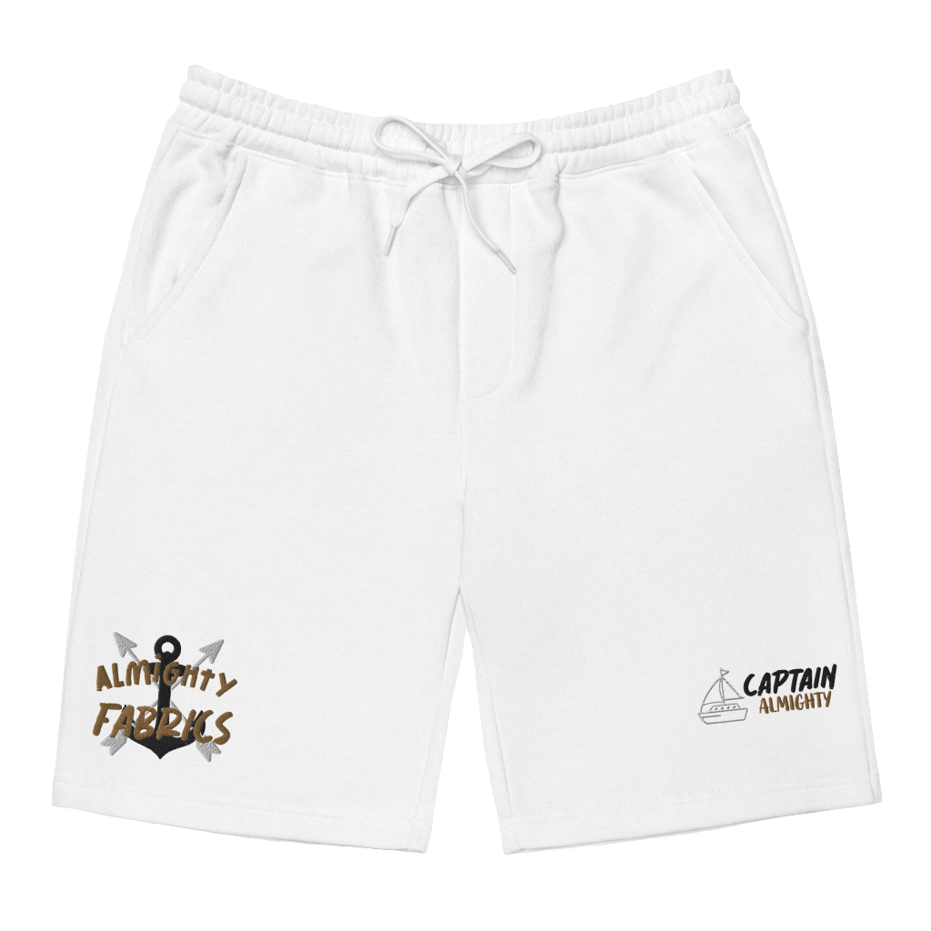 Captain Almighty's Celebratory Embroidered Fleece Shorts