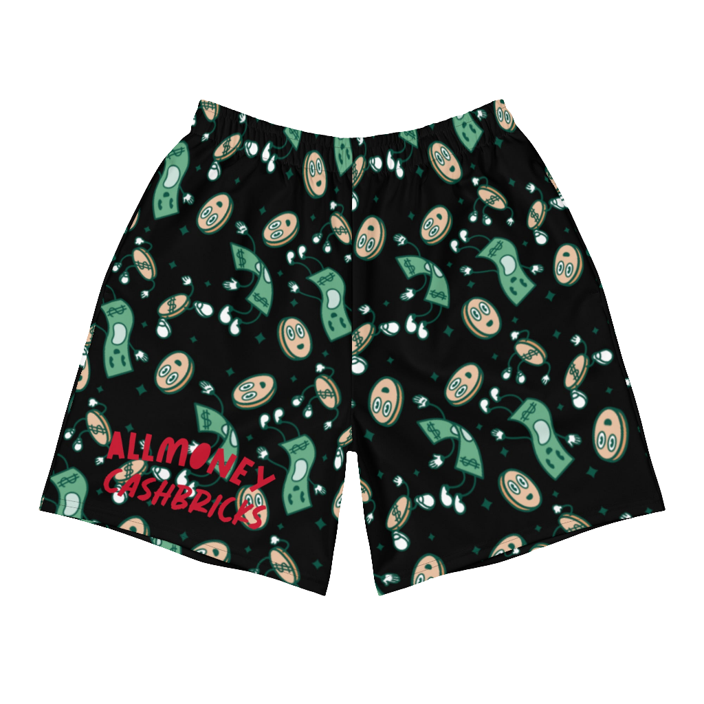 'CASHBRICKS' Athletic Shorts
