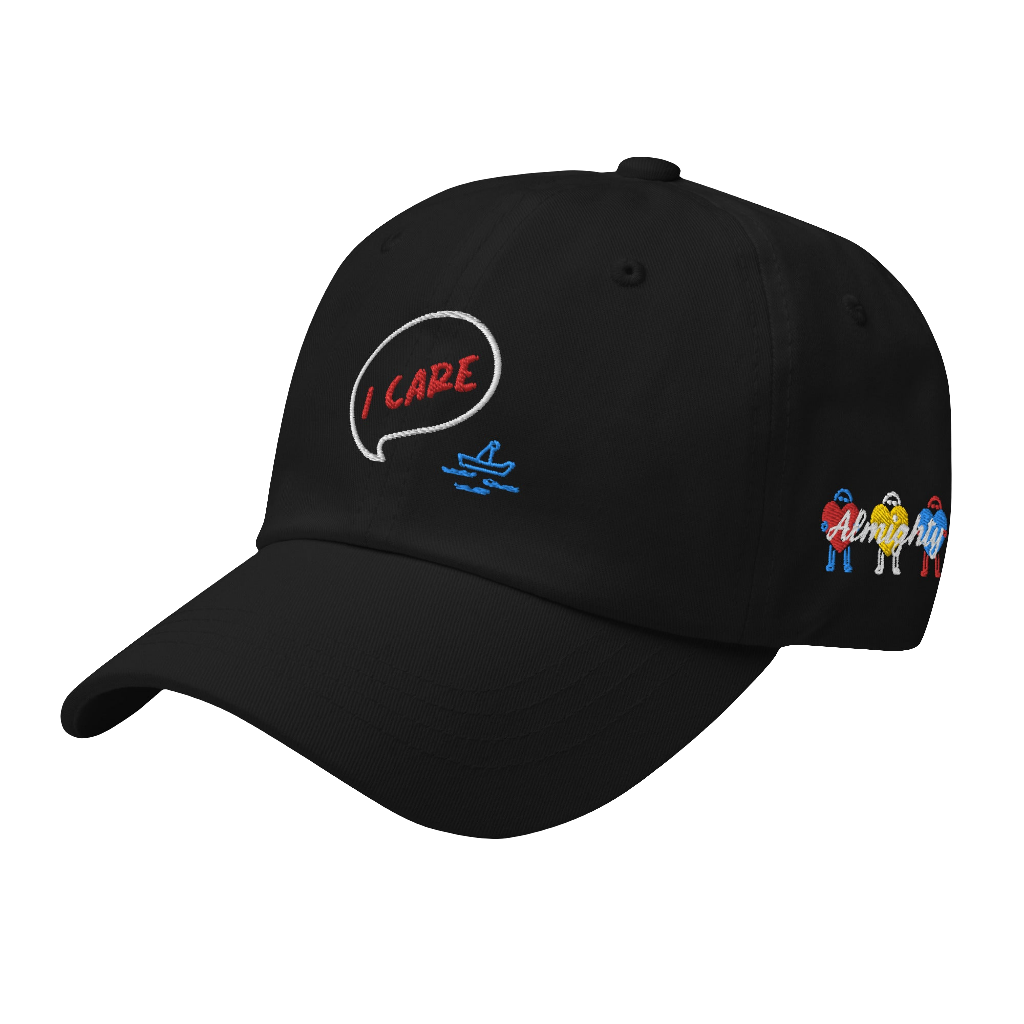 'I Care' Embroidered Baseball Cap