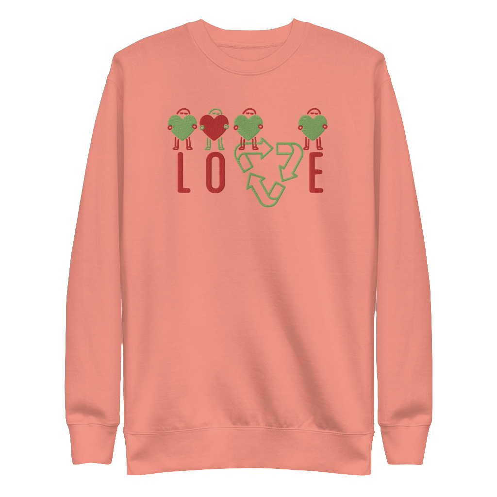 'Connected Love' Embroidered Sweatshirt