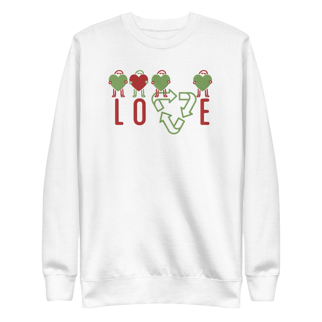 'Connected Love' Embroidered Sweatshirt