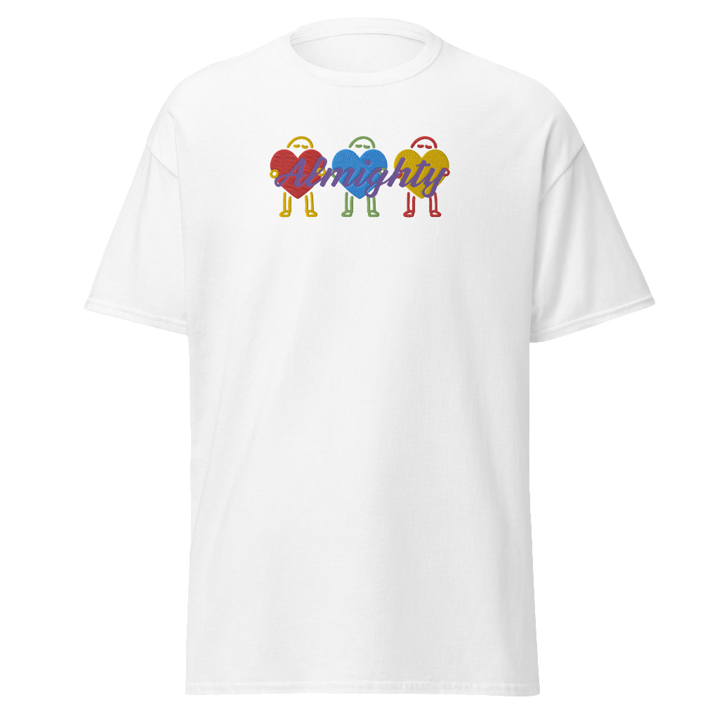 'Mighty Trio' Embroidered Tee