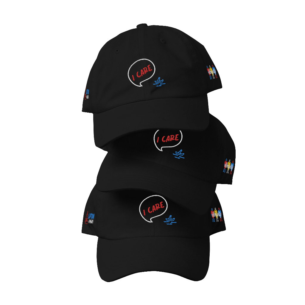 'I Care' Embroidered Baseball Cap
