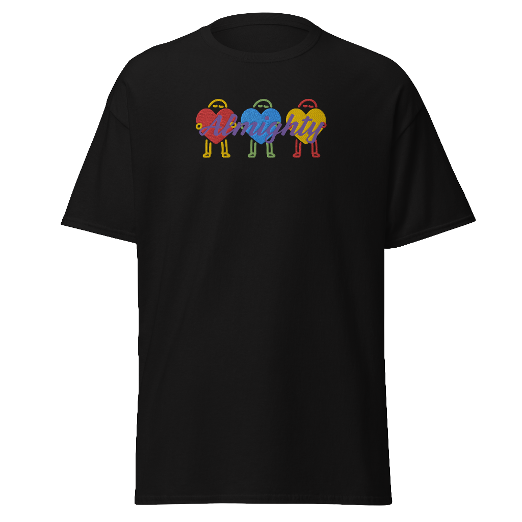 'Mighty Trio' Embroidered Tee