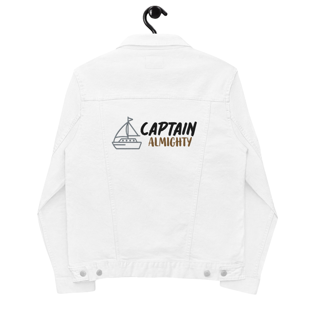 Captain Almighty's Celebratory Embroidered Jean Jacket
