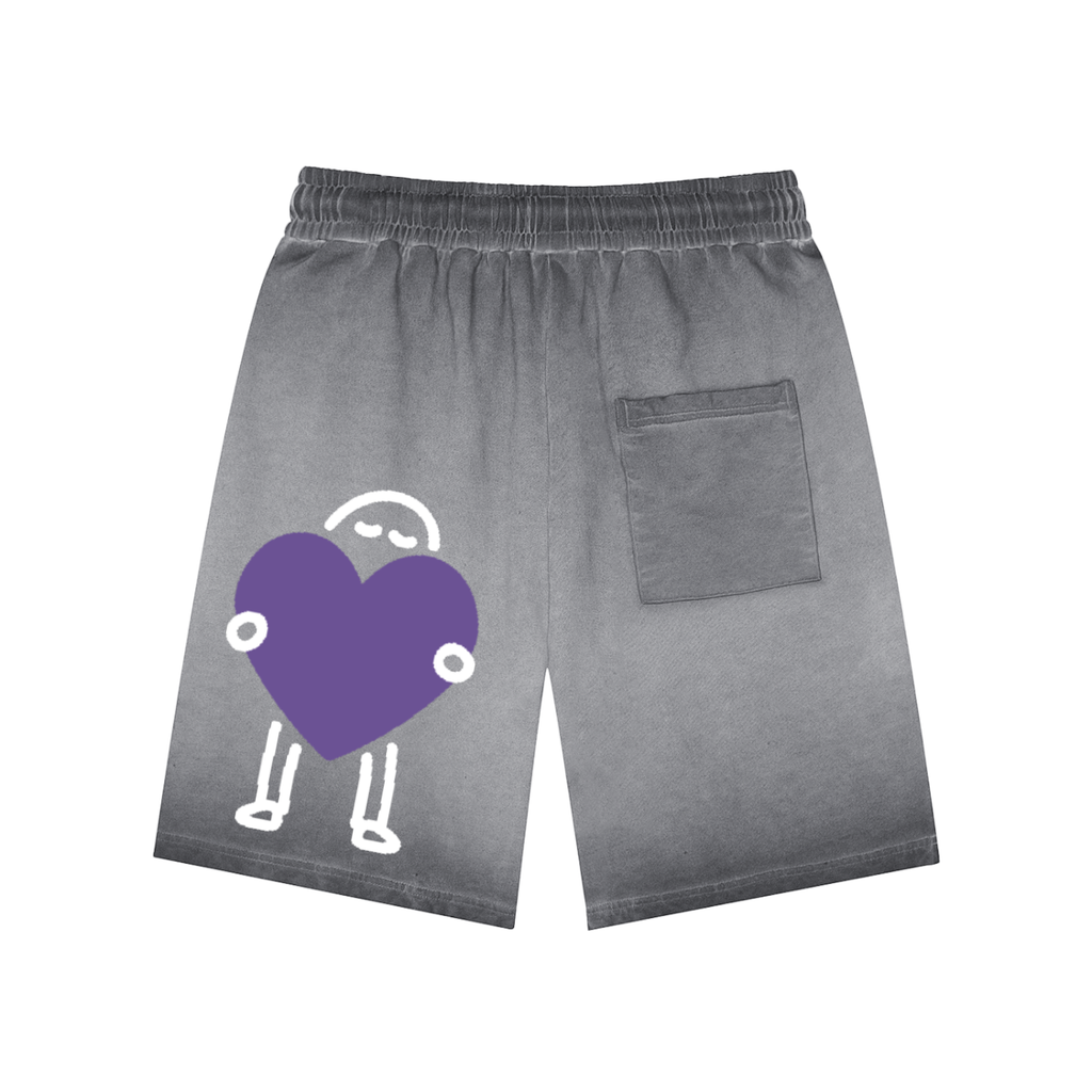 ALMIGHTY LOVE Reverse Dyed Sweatshorts