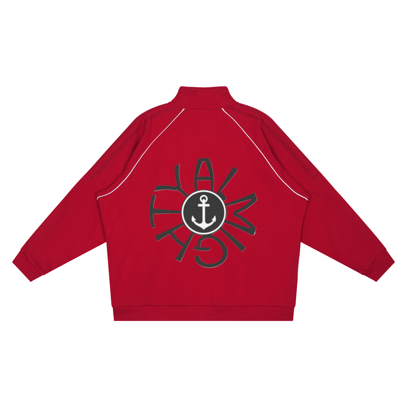 ALMIGHTY YACHTING Reflector Striped Jacket