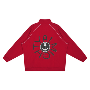 ALMIGHTY YACHTING Reflector Striped Jacket