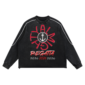 ALMIGHTY YACHTING Mineral Washed Sweatshirt 'Regatta 2026'