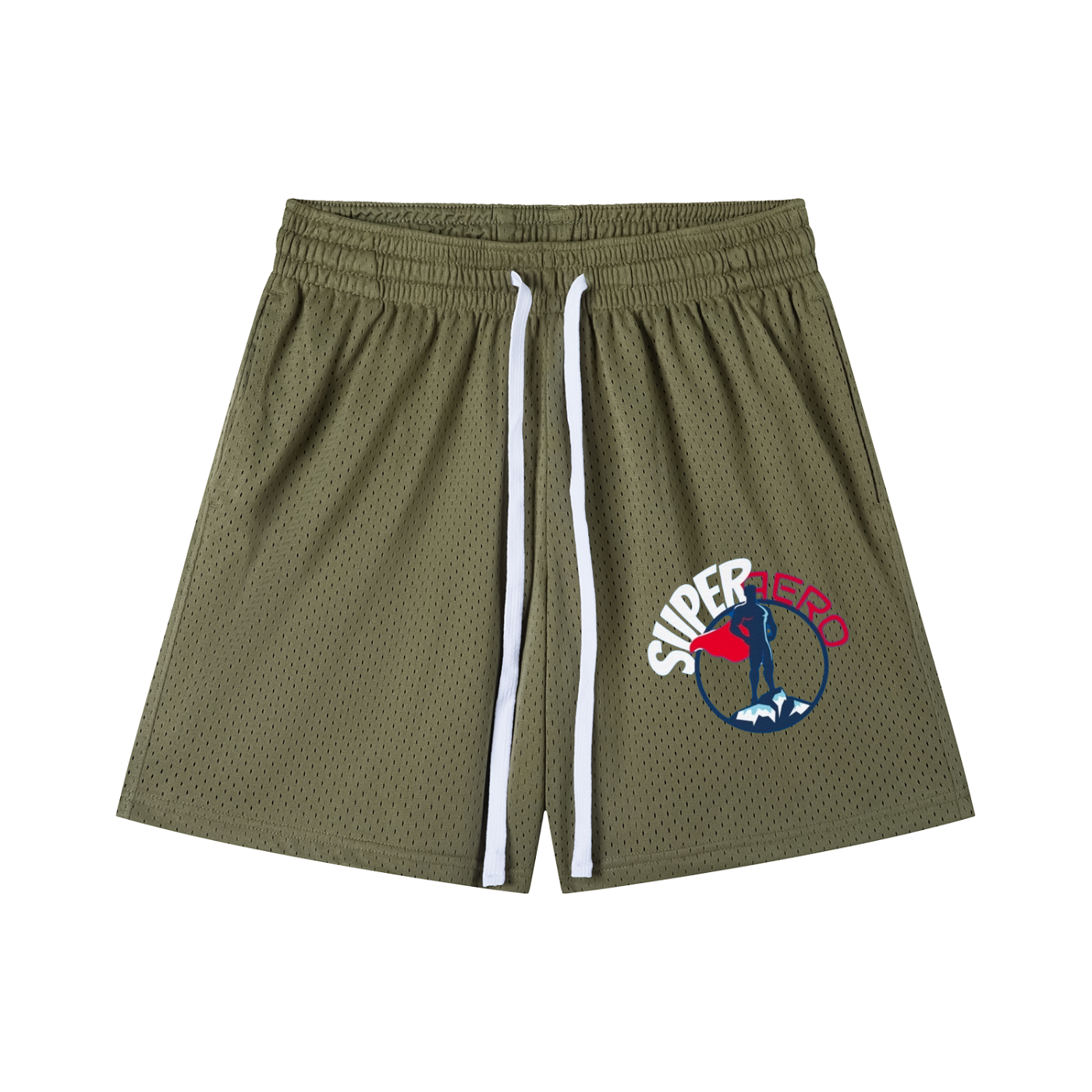 SUPER AERO Mesh Drawstring Shorts