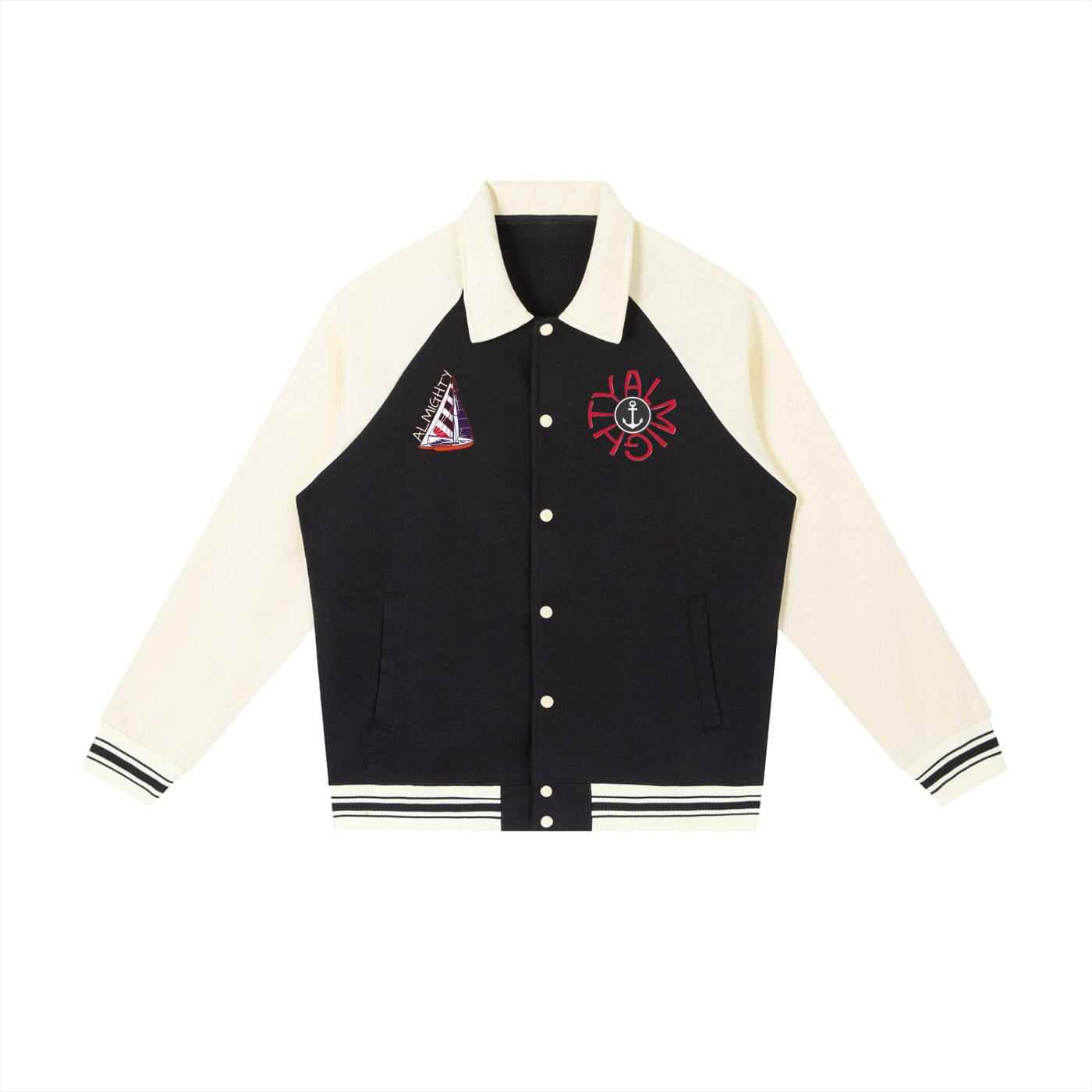 ALMIGHTY YACHTING Baseball Jacket 'Team Almighty'