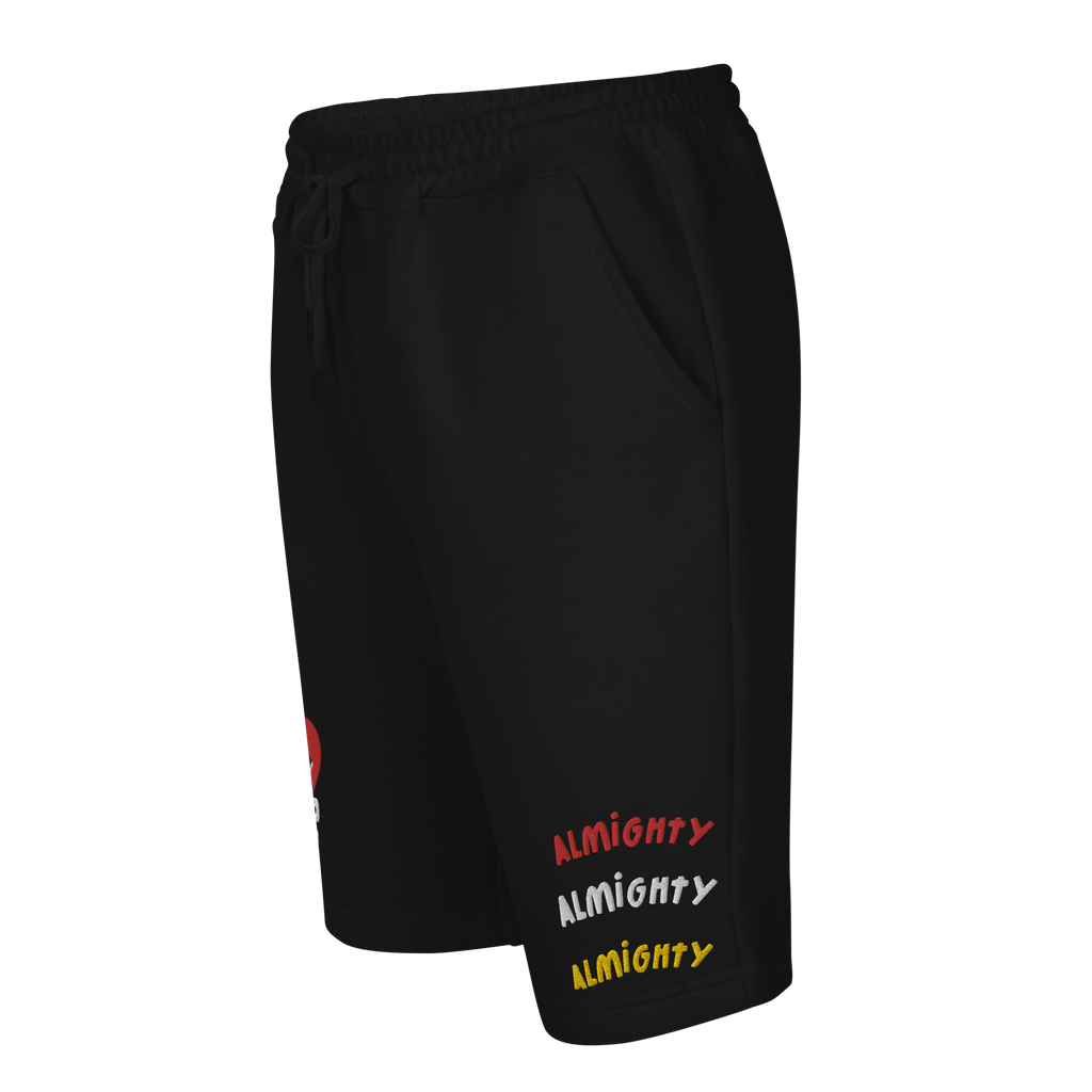mens-fleece-shorts-black-front-64225a8ca8f30