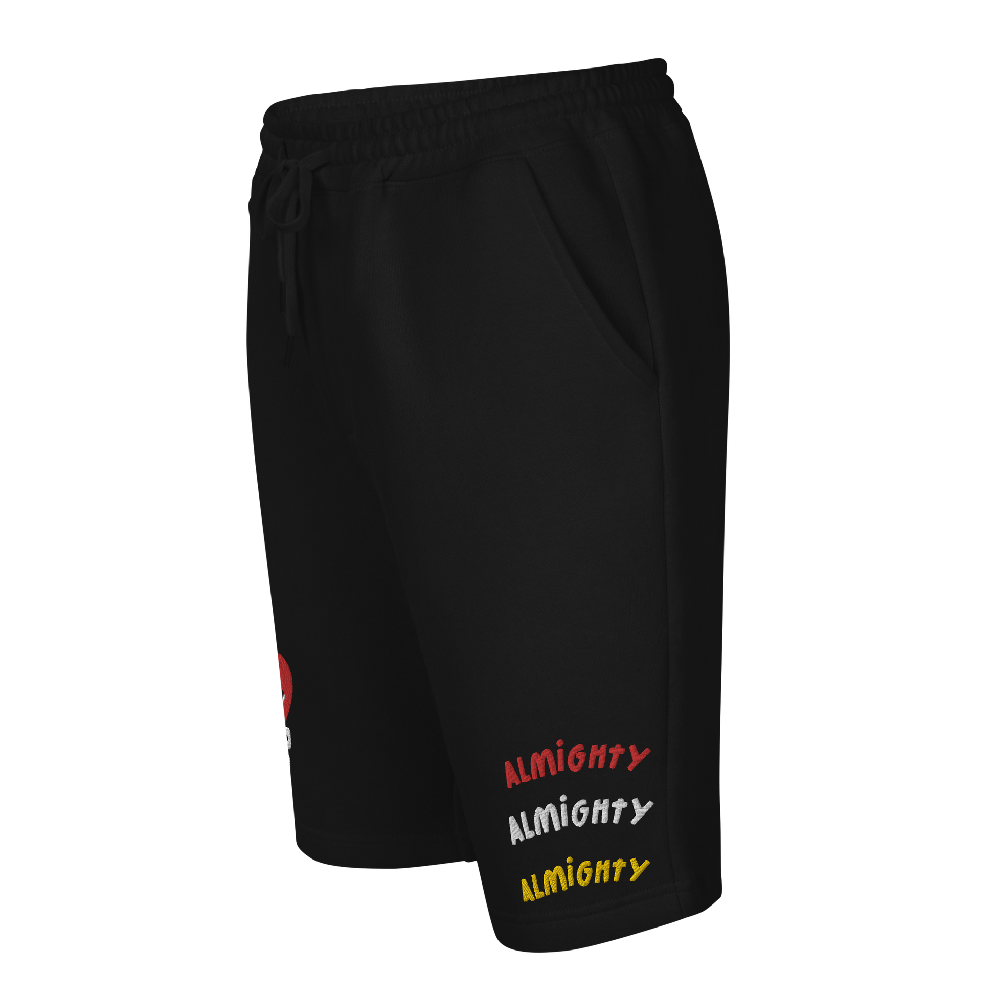 mens-fleece-shorts-black-front-64225a8ca8f30
