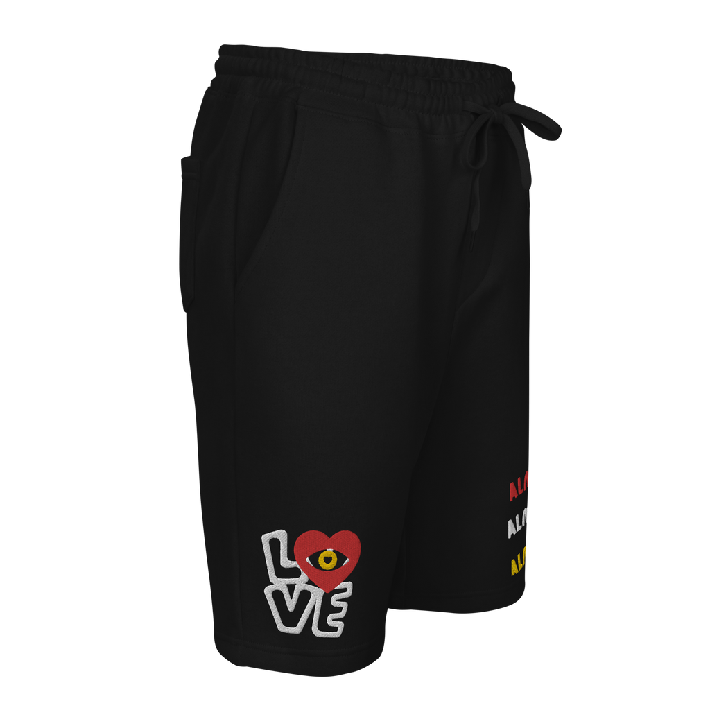 mens-fleece-shorts-black-front-64225a8ca8f30